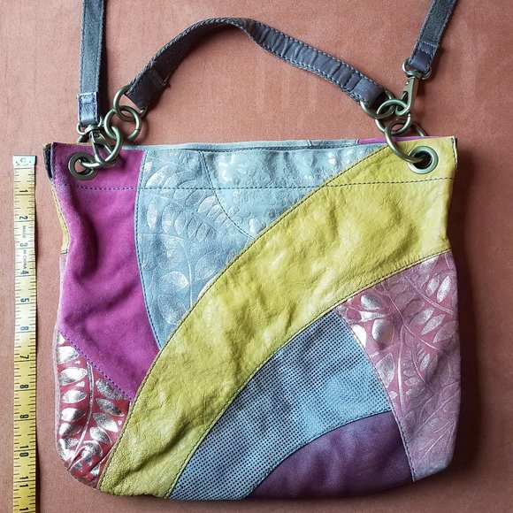 Fossil Boho Leather Handbag - Picture 1 of 6